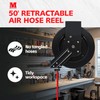MaxWorks 50 Foot Auto Rewind Retractable Air Hose Reel with
