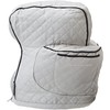 KitchenAid Fitted Stand Mixer Cover, Silver Frost