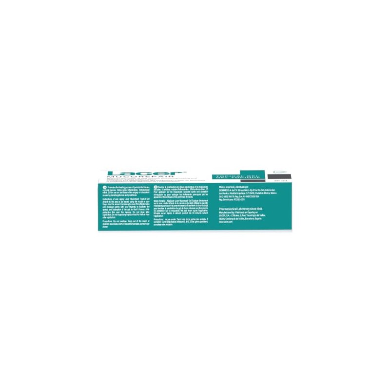 Lacer, Mucorepair Gel Oral Cicatrizante y Protector de la Mucosa,