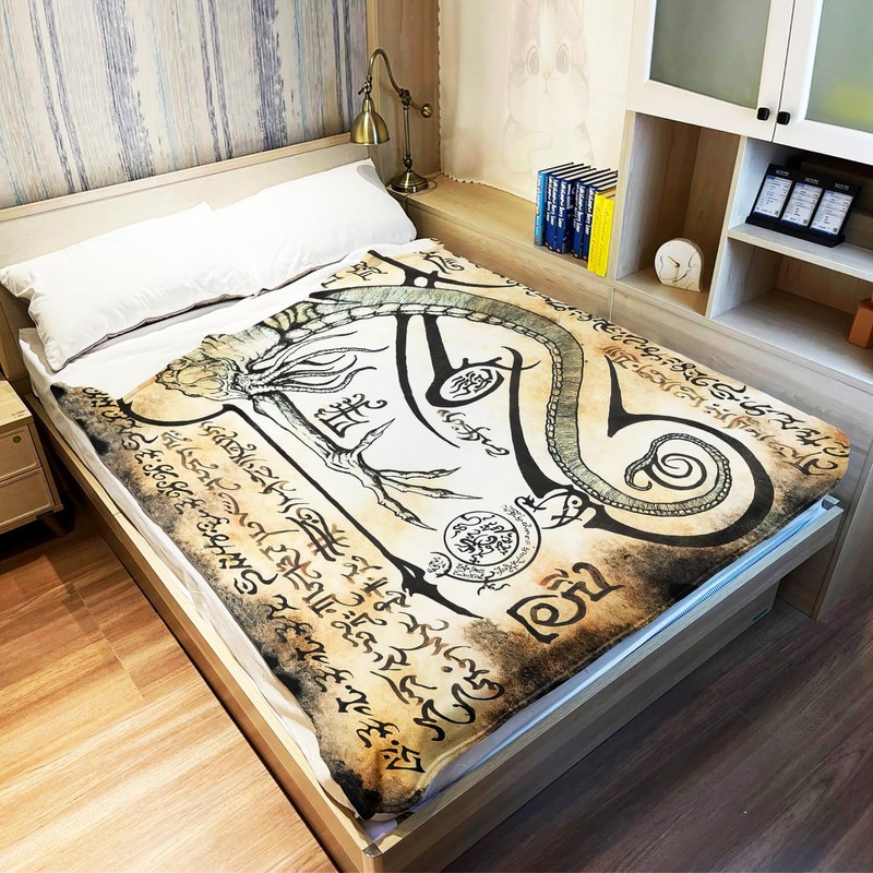YISUMEI - Soft Fleece Blanket - The Rituals Of Cthulhu,