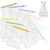 AUEAR, 20 Pack Handmade Soap Exfoliating Mesh Pouch Saver Bag