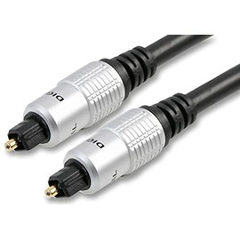 Pro Signal TOSLink Optical Audio Lead Male to Male, 6m Black