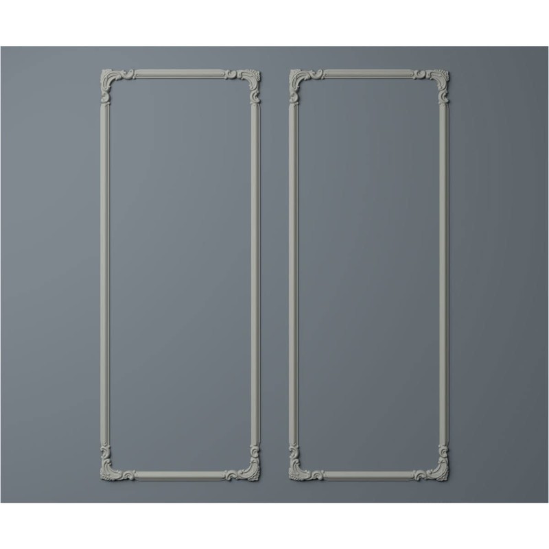 28"W x 72"H Ashford Panel Moulding Kit (Double Panel)