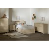 South Shore Noah Bookcase Headboard Bleached Oak, Contemporary