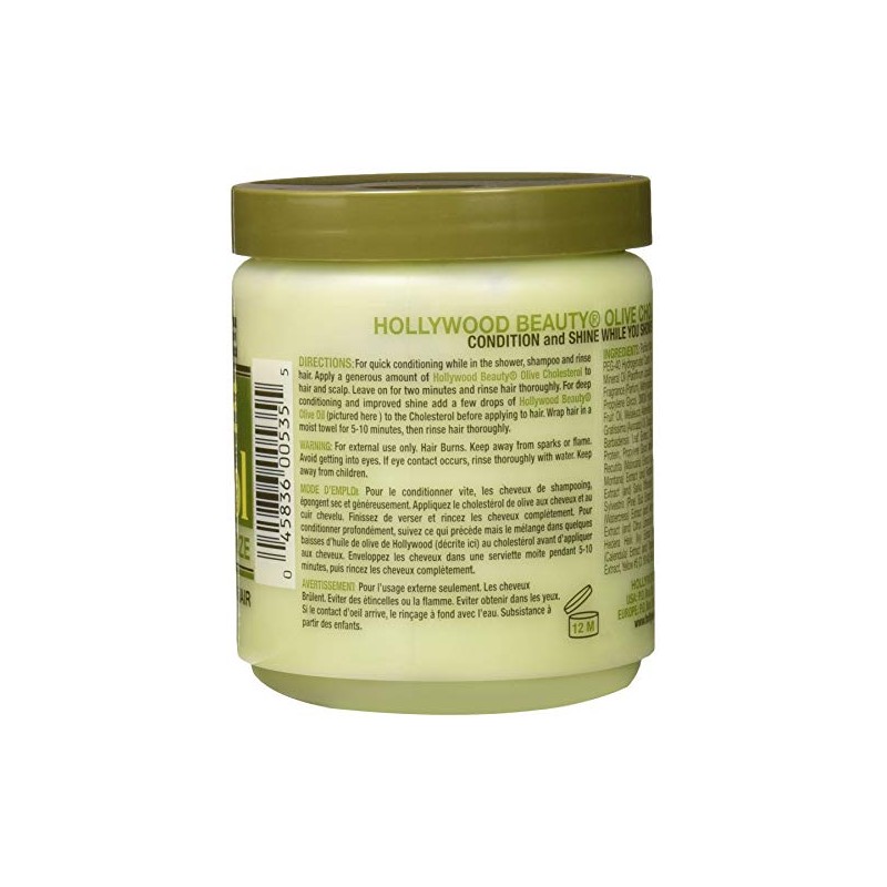 Hollywood Beauty Olive Cholesterol, 20 oz (Pack of 2)