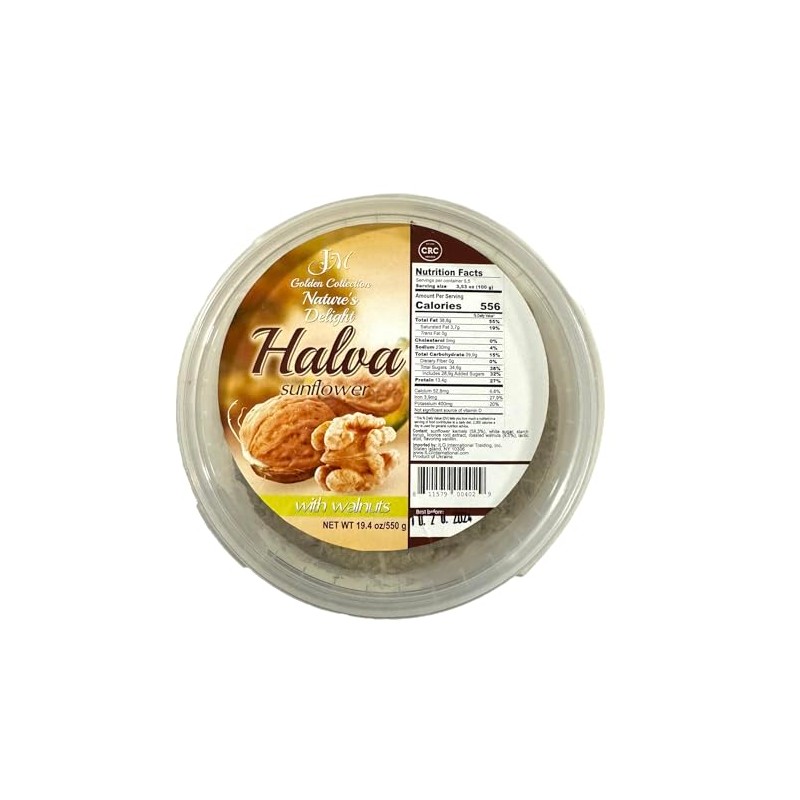 JM Golden Collection Nature's Delight Halva (Sunflower) (Walnut)