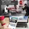 2K 3MP Smart Security Camera WIFI 360° Panoramic Night Vision