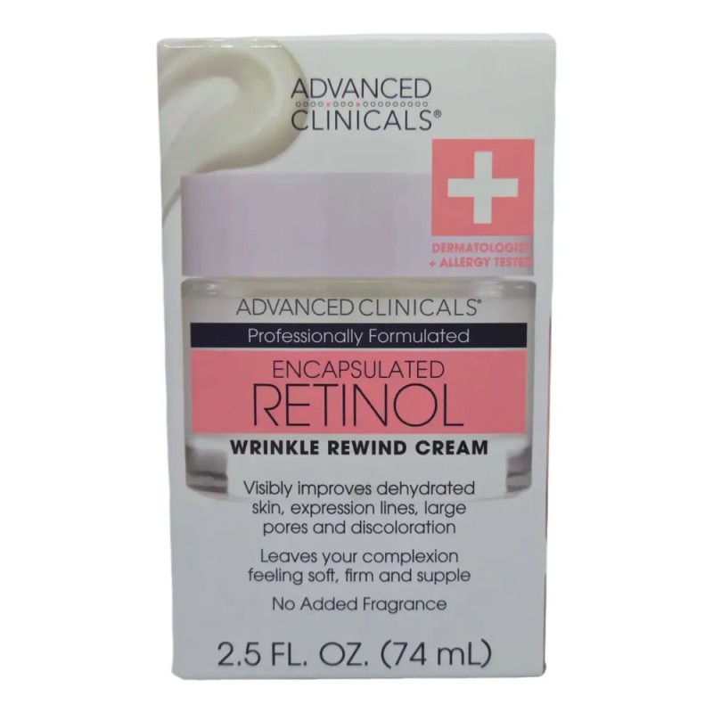 Crema Facial Retinol Encapsulado Antiarrugas 74ml