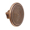 Decoranddecor Mira Spiral Round Cupboard Knob Handle - 40mm Diameter