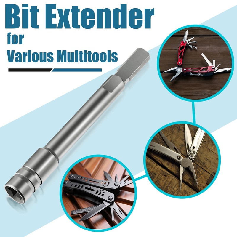 Dreyoo Multitool Bit Driver Extender, Multi Tool 1/4 Bit, Bit