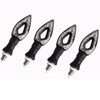 TDR 4x LED Turn Signal Indicator Light Black For Kawasaki