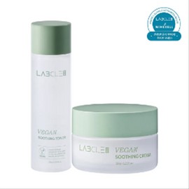 Wrapcle Vegan Soothing Toner 150ml + Soothing Cream 55ml Set / 랩클 비건 수딩 토너 150ml + 수딩 크림 55ml 세트