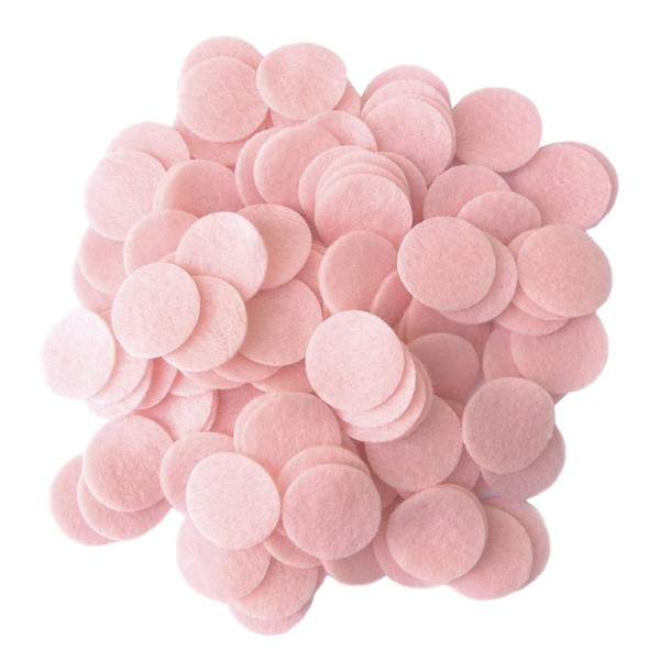 Playfully Ever After 4 Inch Light Pink 19pc Felt Circles