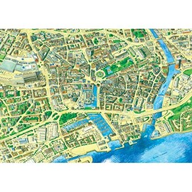The Happy Puzzle Company - Jigraphy Cityscapes Hull 1000 Pieces - Jigsaw Puzzles for Adults 1000