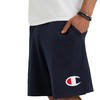 Champion - Pantalones cortos de punto estampados para hombre, NAVY,