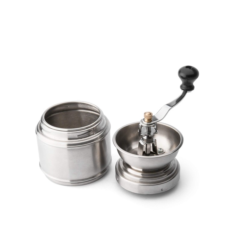 Leopold Vienna Coffee Mill, Stainless Steel, Silver, 10 x 14.9