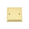 Electrical Blanking Plate Single 1 Gang - Polished Brass -