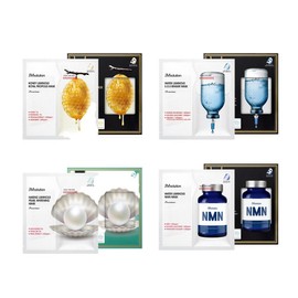 JM Solution [20 Sheets/1 Set] JM Solution Honey Ring Cheong Premium Mask Pack 4-Piece Set, 5 Sets, 20 Packs / [20매/1세트] 제이엠솔루션 꿀링청 프리미엄 마스크팩 4종 세트, 5세트, 20개입