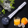 Muddler for Cocktails,Stainless Steel Muddler and Stirring Spoon with Long