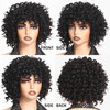 X-TRESS Kinky Curly black Wear and Go Synthetic Wig with