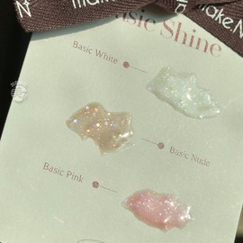 Make N Basic Shine Syrup Glitter Gel 3-piece Set / 메이크엔 베이직샤인 시럽 글리터젤 3종세트