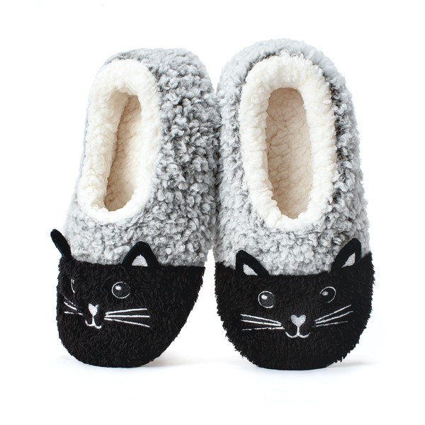 Hygknixx Cute Animal Slippers for Women Kids, Cozy Fuzzy Slipper