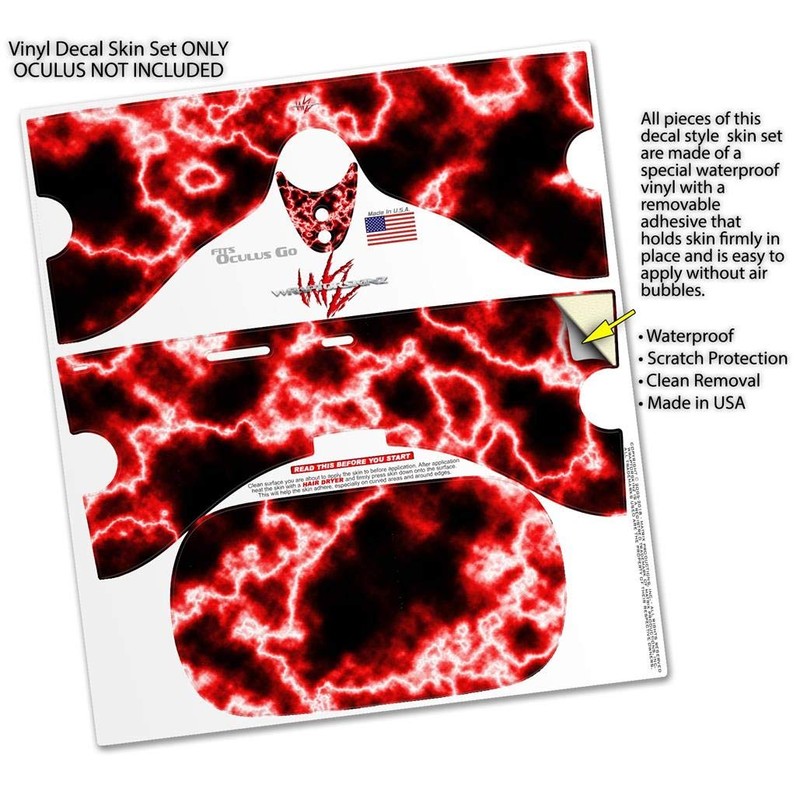 Decal Style Skin Wrap Compatible with Oculus Go Headset -