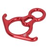 Descender Gear Aluminium Alloy 40KN Pulling Force Ox Horn Shaped