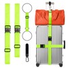 Heavy Duty Adjustable Luggage Connector Straps for Suitcases 4PCS Add