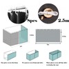 ITODA Bottom Bunk Bed Curtains Blackout Bed Drapes Single Bed