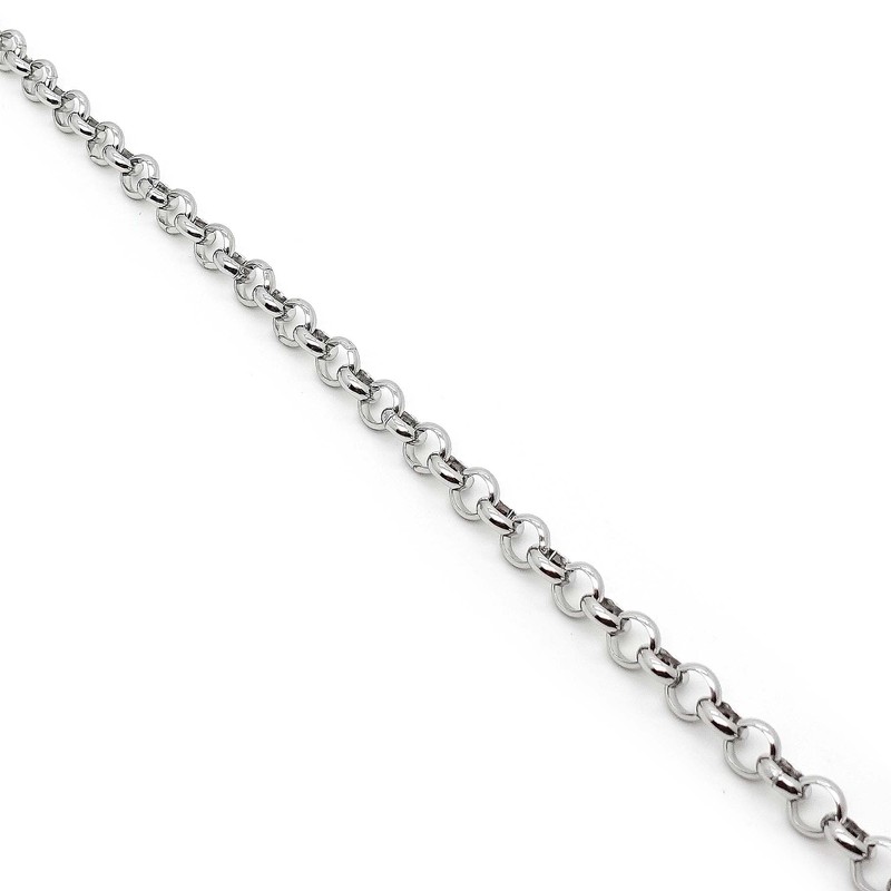 THREENEST 16.4-Feet Stainless Steel Rolo Chains, Round Links Box Craft