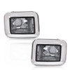 CHEDA Front Clear Chrome Parking Signal Light Set Compatible with