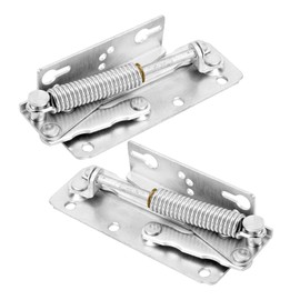 Spring Hinge, Folding Hinges, One Left and Right Hinge, Hinge, Nickel-Plated Metal, Folding Hinge 90 Degrees, Suitable for Cabinets, Cabinet Doors, Furniture and Other Application Scenarios