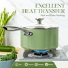 MICHELANGELO Sauce Pan with Lid, Non Stick Saucepan Set of