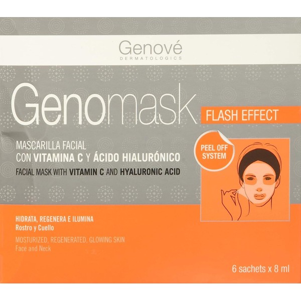 GENOVÉ GENOMASK MASCARILLA FACIAL 6 Sobres X 8 ml GEL