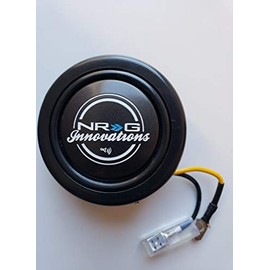 NRG Innovations New and Improved Steering Wheel Center Horn Button HT-048 + U.S. Performance Lab Air Freshener