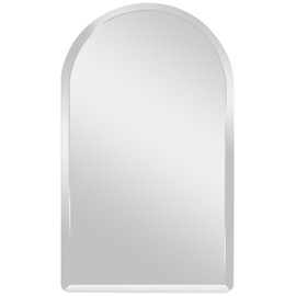 Spancraft Glass Arch Beveled Mirror, 18" x 30"
