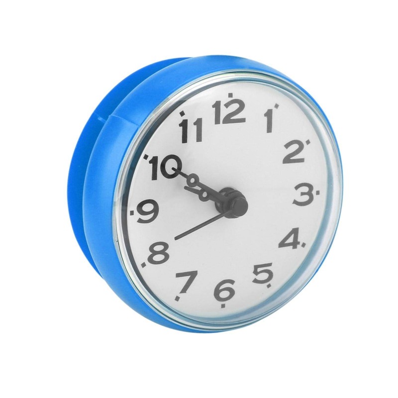 Nikou Bathroom Clock, Wall Clock, Waterproof Shower Clock with Suction