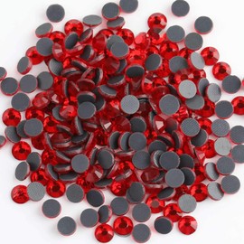 Crystal Hotfix Rhinestone,Machine Cut Stone 1440pcs/pkg (Light Siam,SS10/3mm)
