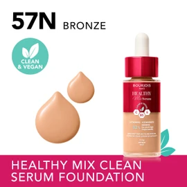 Bourjois Healthy Mix Clean Foundation Serum 57N Bronze 30ml
