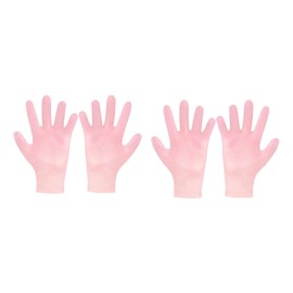 Baluue 2pairs Moisturizing Gloves for Hand Care Treatment Exfoliating Gloves and Safe for Spa and Home Use Reusable and Practical Design