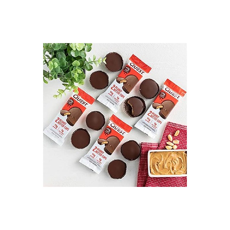Quest Nutrition Peanut Butter Cups, High Protein, Low Carb, Low