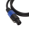 Professional Speaker Cable 3.3ft Long PVC Male Female Quick Twist