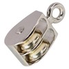 E-Rigging Peerless1-1/4"" Sheave, Zinc Plated Fixed Eye Double Pulley [4