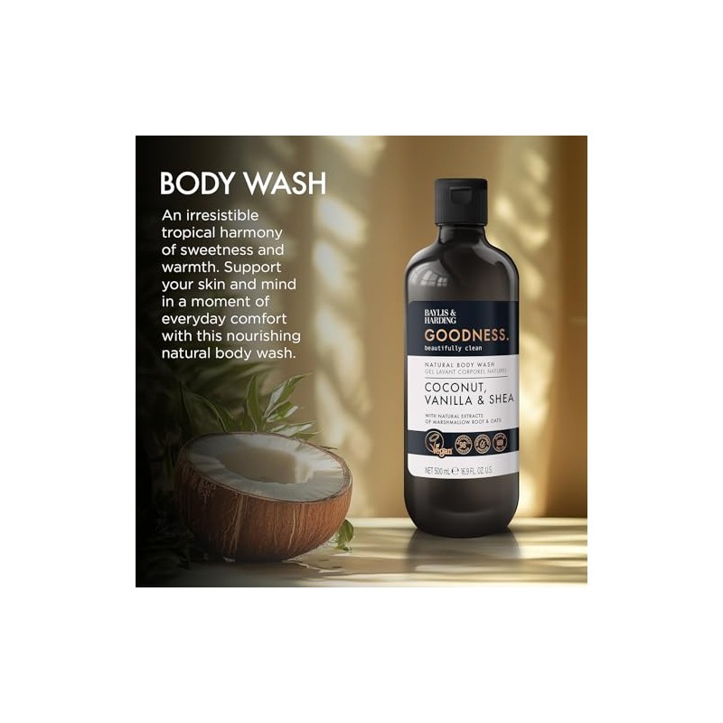 Baylis & Harding Goodness Coconut, Vanilla & Shea Body Wash