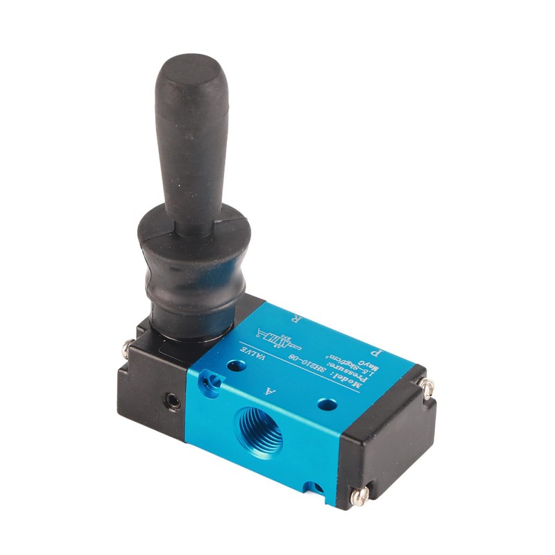 QANYEGN Two Way Manual Lever Valve, Pneumatic Control Switch, Manual