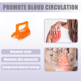 YAFIYGI Face Massage Tools Neck Shoulder Back Resin Massager Relieve Bursitis, New Shape Neck Shoulder Back Resin Eliminating Excess Body Fat Deposition