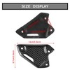 PSLER Motorcycle Foot Peg Heel Guards Rearset Protector for Z900