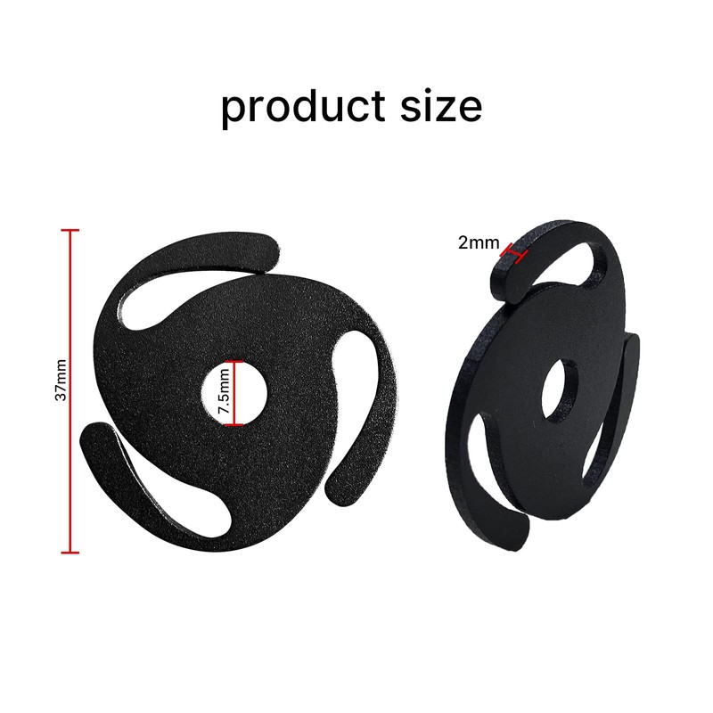 sdroceRyaM 45 RPM Adapter Solid Aluminum Dome 45 Adapter for