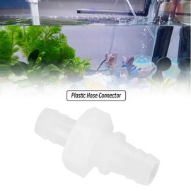 VGOL 4pcs 10mm Plastic Pagoda Connectors Plastic Straight Through Connector Barb Connector Plastic Straight in-Line Connector Plastic Hose Connector Fish Tank Accessories